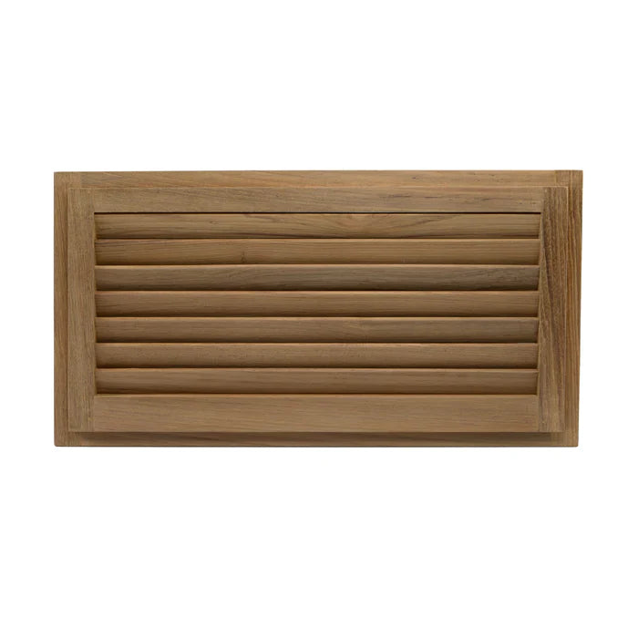 Whitecap Teak Louvered Insert - 9-3/8" x 18" x 3/4"