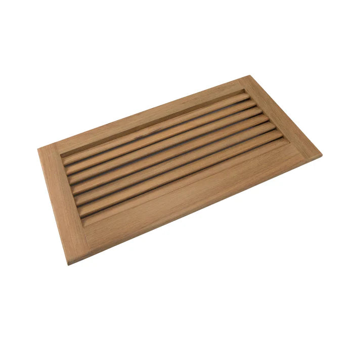 Whitecap Teak Louvered Insert - 9-3/8" x 18" x 3/4"