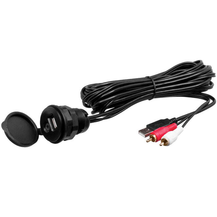 Cable de extensión auxiliar USB/auxiliar MUSB35 de Boss Audio