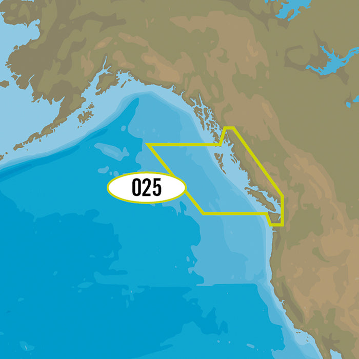 C-MAP M-NA-D025-MS 4D NA-D025 Canada West Including Puget Sound