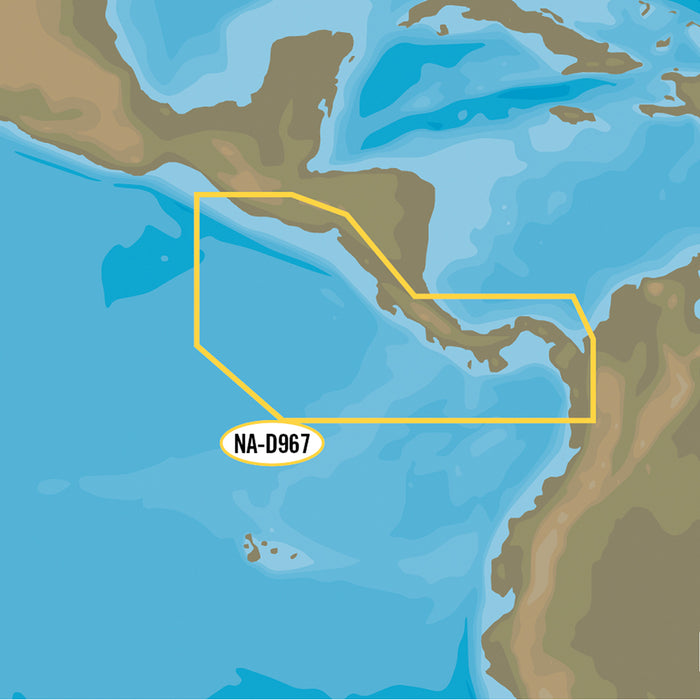 C-MAP M-NA-D967-MS 4D NA-D967 Panama to Guatemala Local