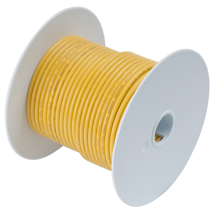Ancor Mini Spool Yellow 14 AWG Tinned Copper Wire - 18'