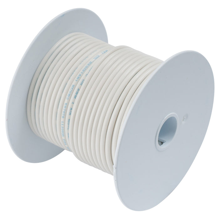 Cable de cobre estañado Ancor blanco de 10 AWG - 25'