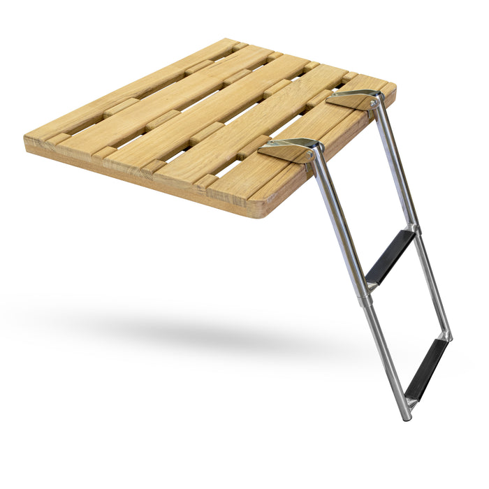 Whitecap 60924 24"X22" Teak Swim Platform