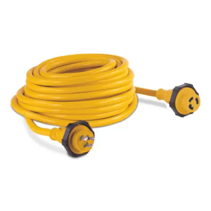 Sierra AC12360 30A Shore Power Cordset, 50', Yellow