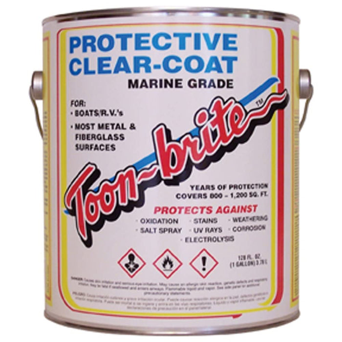 Toonbrite P1000 Toon-Brite Aluminum, Metal & Fiberglass Protective Clear-Coat, Gal