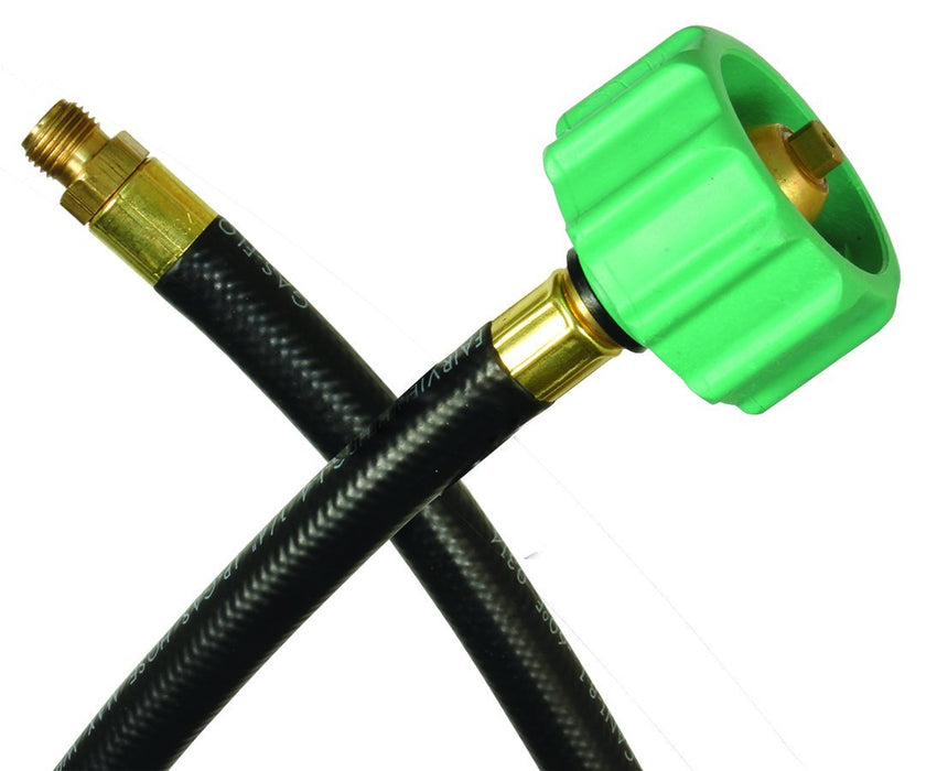 JR Products 07-30725 RV Rubber Pigtail Hose with 1/4" Male Inverted Flare End