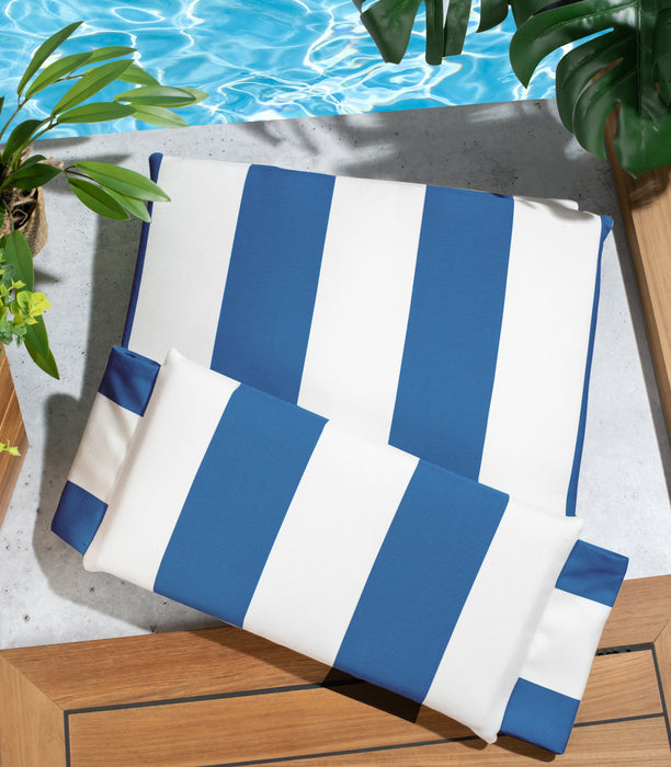 Whitecap 61050 Premium Grade Teak Folding Hemmingway Director's Chair with Cabana Regatta Sunbrella Fabric Seat Cushions