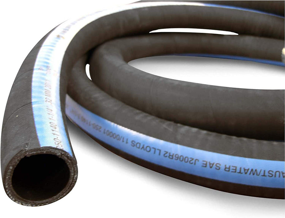 Shield 16-254-1124 Shields Exoflex Water/Exhaust Hose, 1-1/2" x 12-1/2'
