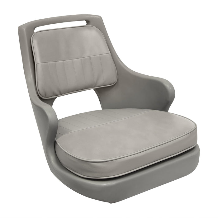 Wise Seats 8WD015-3-717 Wise Freshwater Bucket Seat W/Cushions, Gray -Gray Shell