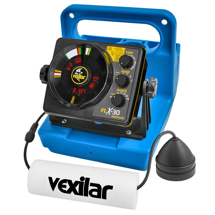 Vexilar GPLI30BB FLX-30 GENZ PACK W/ BROAD BAND ICE DUCER AND