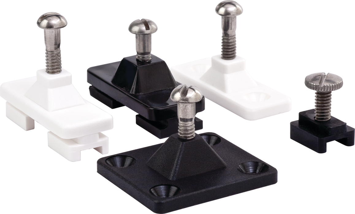 Sea Dog 273295-1 Slide Lock .85 Track Black 2/Cd
