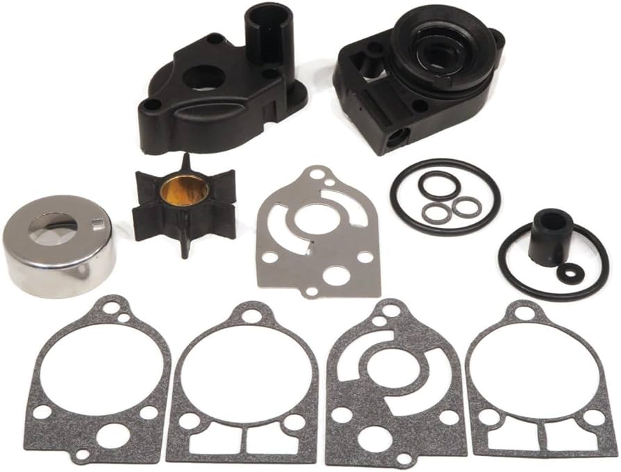 Quicksilver 77177A3 Water Pump Repair Kit for Mercury and Mariner 2-Cycle 30-70hp Outboards