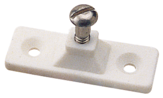 Sea Dog 273251-1 Side Mount Deck Hinge, 2-Hole, White, Pair