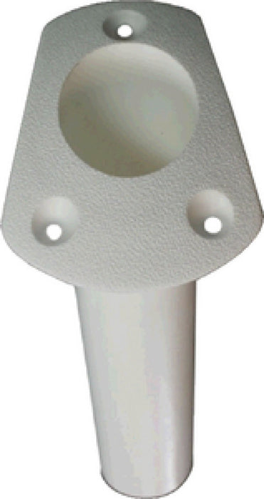 TH Marine RH-1FW-DP T-H Marine Angled 30 Degree Rod Holder 8-3/4" L Fits 2" Hole, White