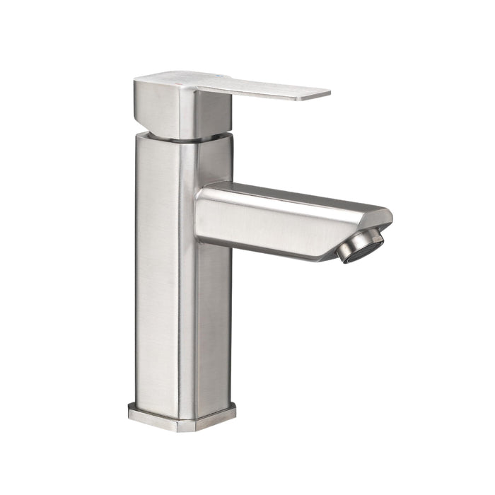 Dura Faucet DF-ML803LQ-SN Modern Angular Lavatory Faucet, Satin Nickel