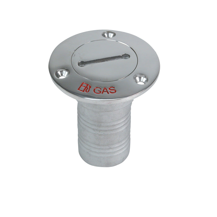 Whitecap 90 Degree Hose Deck Fill With Key 6123 6124 6125 6126 6129 Gas Diesel Water Waste Oil 3 Inch Flange 1-1/2 Inch Hose