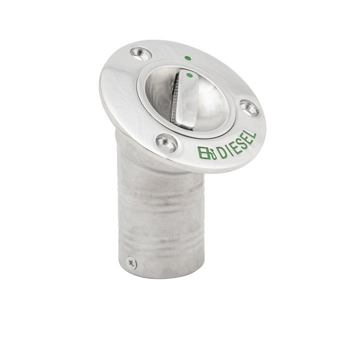 Whitecap 30 Degree EPA Pull-Up Deck Fill 6124AEPA 6395AEPA Diesel Stainless Steel