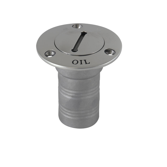 Whitecap 90 Degree Hose Deck Fill With Key 6123 6124 6125 6126 6129 Gas Diesel Water Waste Oil 3 Inch Flange 1-1/2 Inch Hose
