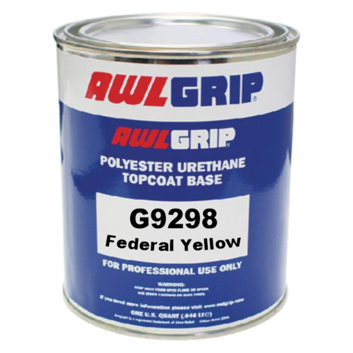 Awlgrip G9298Q Polyester Urethane Topcoat, Federal Yellow (LF), Qt