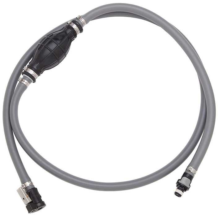 Attwood 93806AUS7 Fuel Line Hose Kit w/ Universal Sprayless Connector for, Mercury Pre 1998 3/8" x 6'