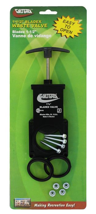 Valterra T1001VP Bladex Waste Valve W/Plastic Handle, 1-1/2"