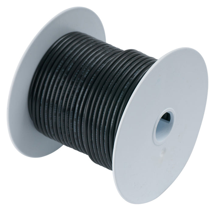 Cable de cobre estañado Ancor negro de 8 AWG - 25'