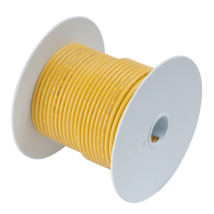 Cable de cobre estañado Ancor amarillo de 8 AWG - 250'