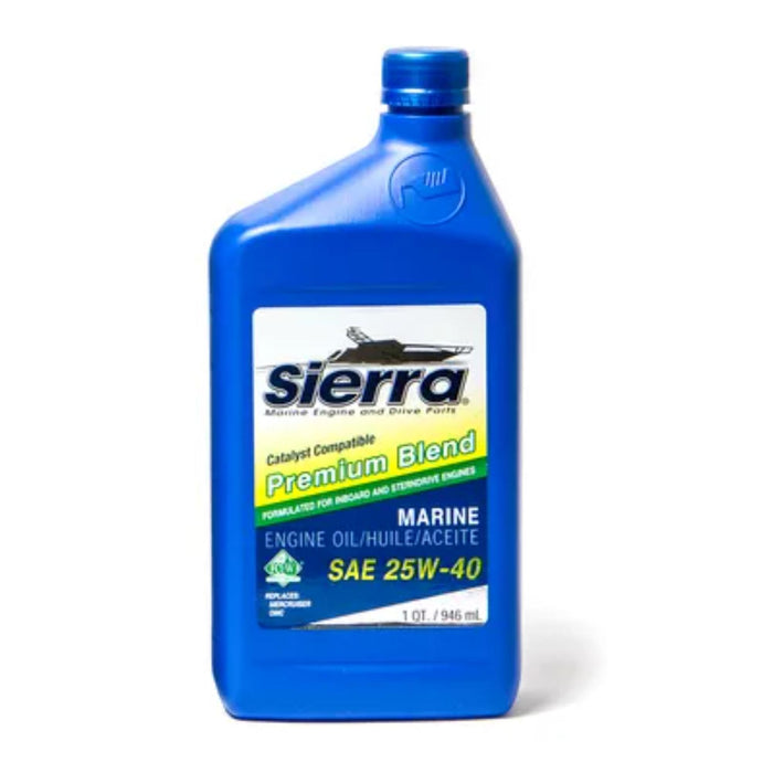 Sierra 18-9400CAT-2 4-Cycle Stern Drive Engine Oil, 25W40 FCW, Qt.