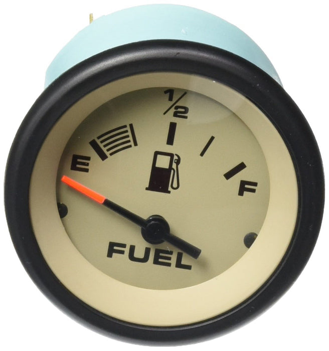 Sierra 59707P Sahara Series 2" Black & Tan Fuel Gauge & Requires "F" Sender Code