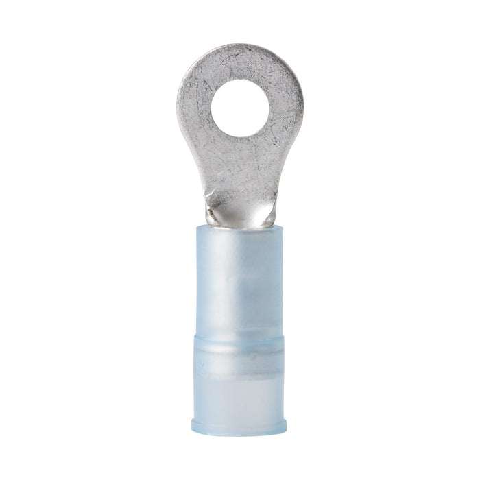 Ancor 210216 Marine Grade Nylon Insulated Ring Terminals, 3/8" Fastener, 16-14 Wire, Blue, 25/Pk