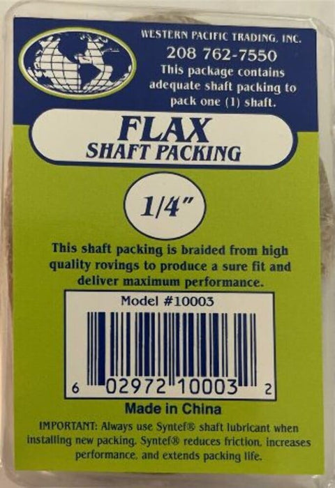Western Pacific Trading 10003 Flax Packing 1/4 X2' Retail