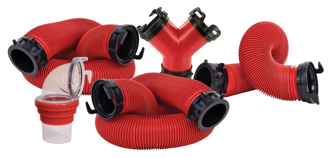 Valterra D04-0178 EZ Coupler Dual Drain Kit 20' w/5' Hose