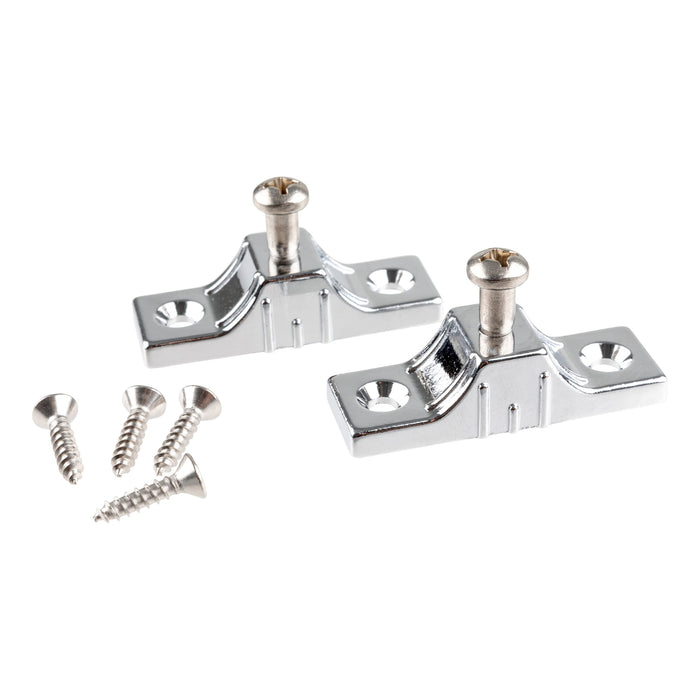 Taylor Made Products 1205 TaylorChromed Zamak Side Mount Deck Hinge (Sold as, Pair)