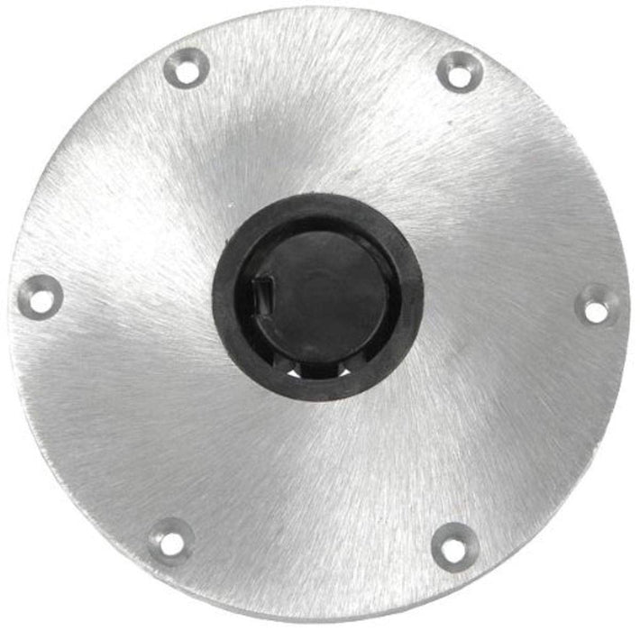 Springfield 1300750-1 Plug-In 9" Round Aluminum 2-3/8" Base, Satin Finish
