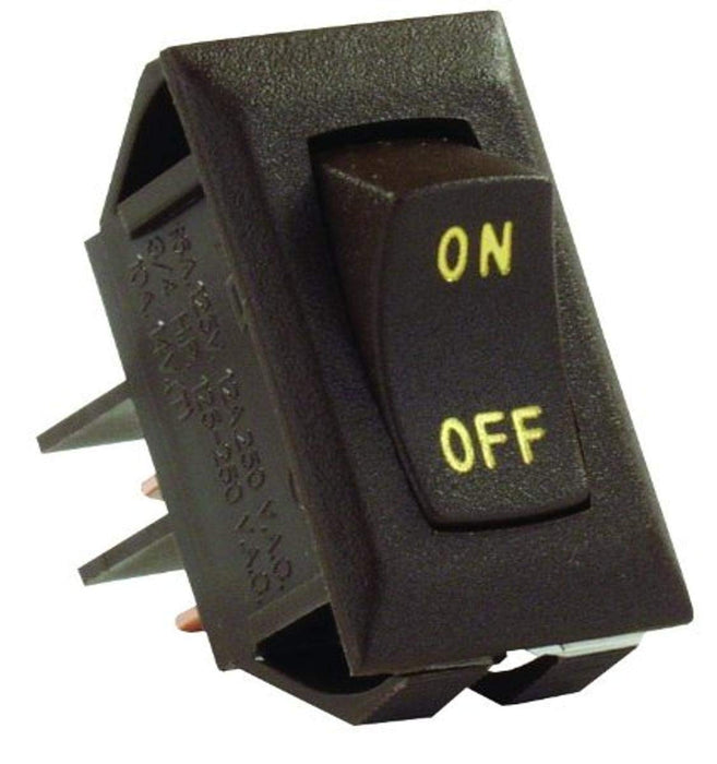 JR Products 12605 Labeled 12V On/Off Switch, Brown