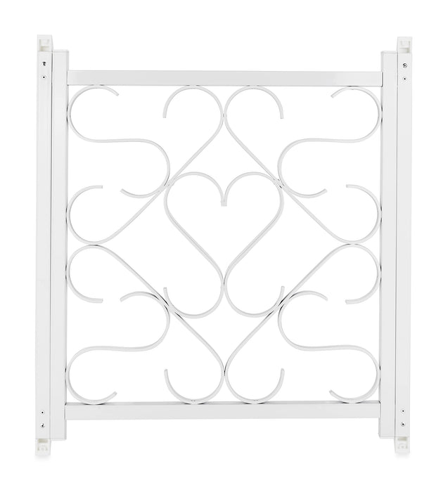 Camco 43997 Screen Door Push Bar and Deluxe Grille, White