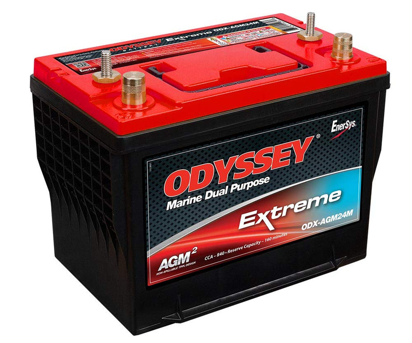 Midstate Battery ODXAGM24M Odyssey AGM Engine Start Battery, Group 24