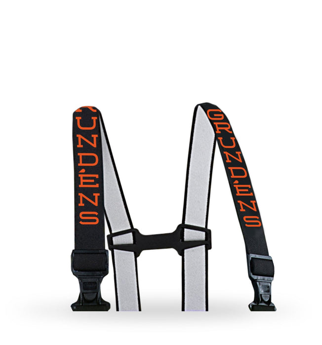 Grundens 70016-800-0001 Suspenders Fix-Loc Hook Up-Orange-ONE SIZE