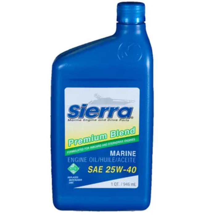 Sierra 18-9400-2 Oil-25W40 FCW I/O-I/B, Qt.