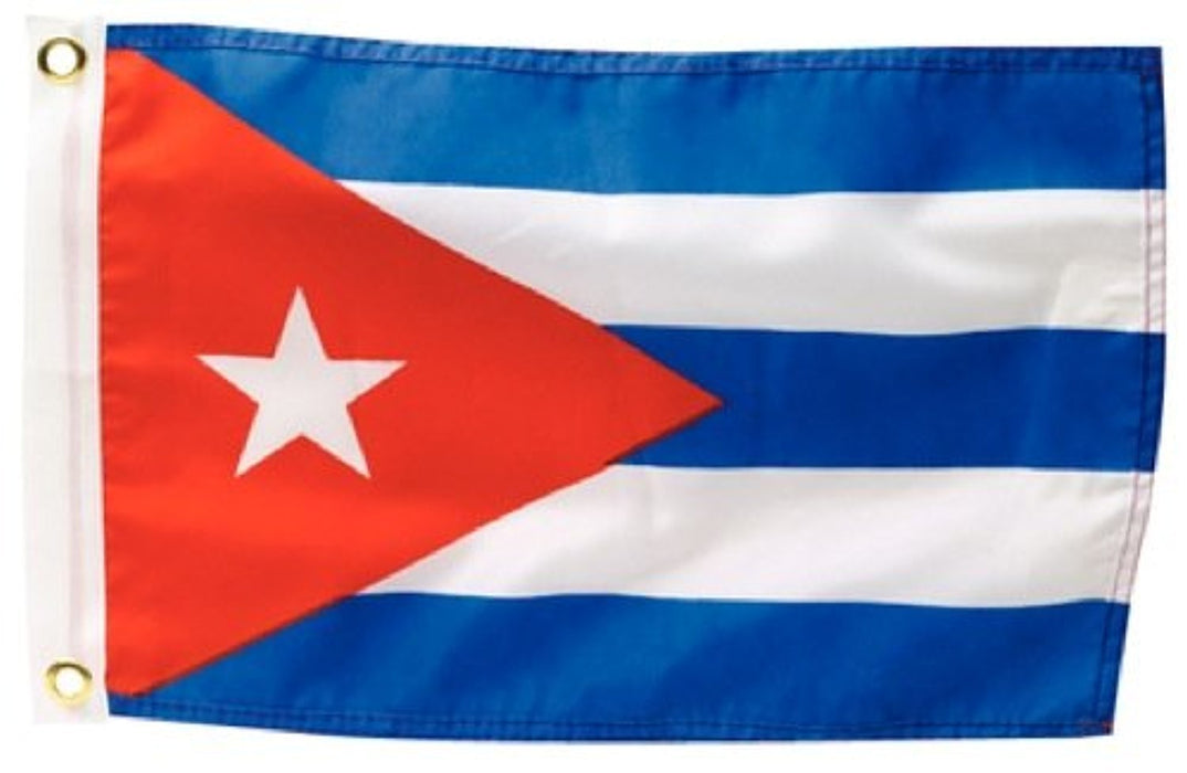 Seachoice 50-78291 12" x 18" Nylon Print Dyed Cuba Flag