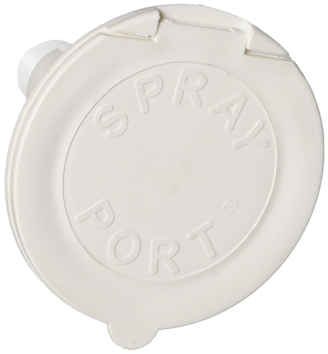Valterra PF147005 Spray-Away Quick Connect Port, White