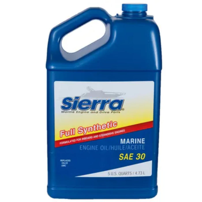 Sierra 18-9410-4 30 Wt. Full Synthetic 4-Cycle Marine Engine Oil, 5 Qt.