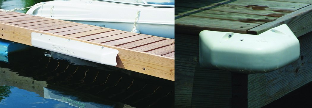 Taylor Made Products 45510 Taylor Dock Pro Heavy-Duty Vinyl Dock Bumper 4" D x, 5" H White