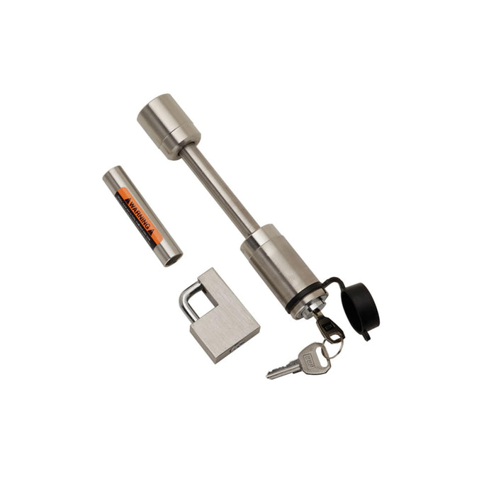 Fulton 580406 Stainless Steel Receiver And Coupler Lock Combo