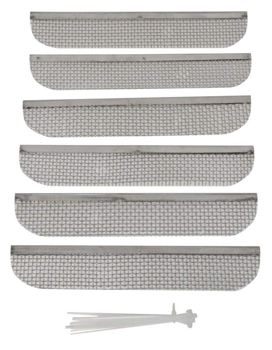 Valterra A10-1313VP Stainless Steel Mesh Bug Screens (6 Pack), for RV Fridge Vent, Fits Dometic Models with 8.13" Vent