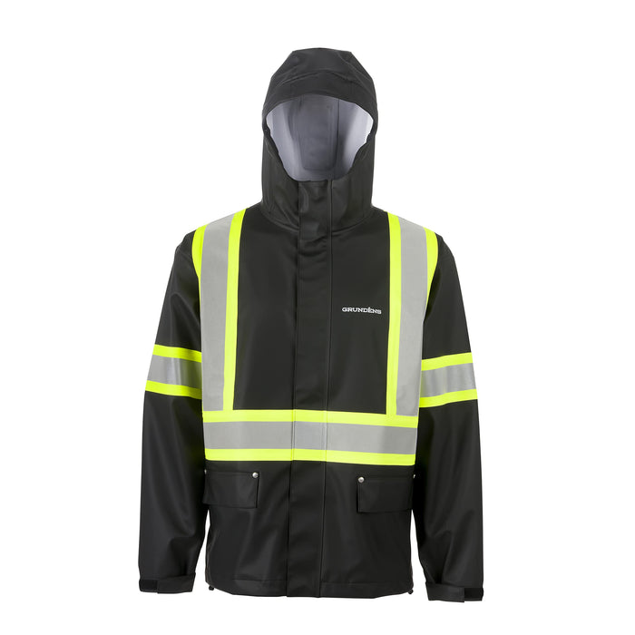 Grundens 10333-007-0018 CSA Neptune Jacket-CSA Black Reflective-3XL