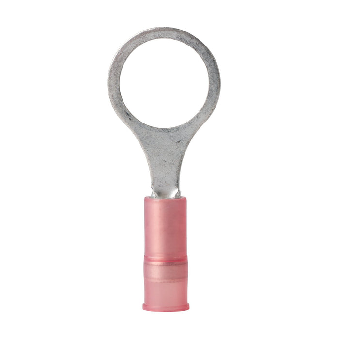 Ancor 230201 Marine Grade Nylon Insulated Ring Terminals, #6 Fastener, 22-18 Wire, Red, 6/Pk