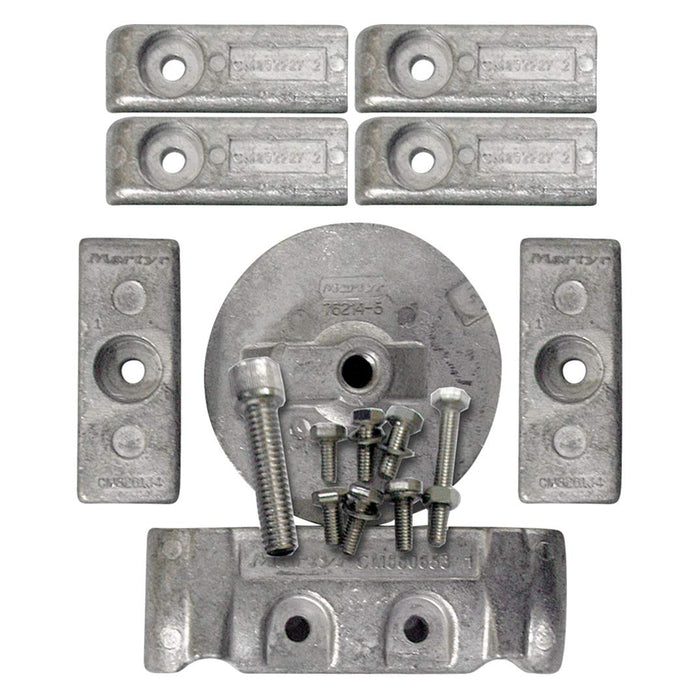 Martyr CMVERADO6KITM Mercury 6-Cylinder Anode Kit Magnesium