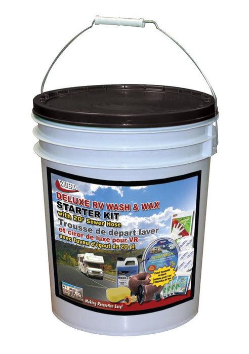 Valterra K88131 Deluxe Starter Kit In A Bucket w/Wash & Wax